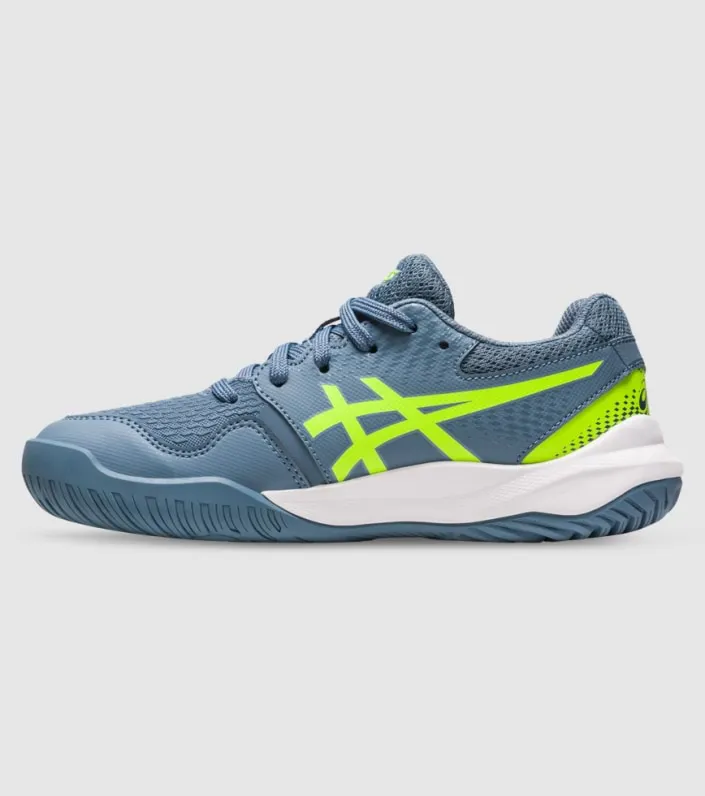 asics gel-resolution 9 (gs) kids tennis shoes