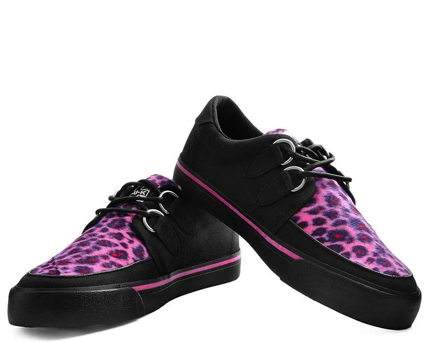 Black & Pink Leopard D-Ring VLK Sneaker