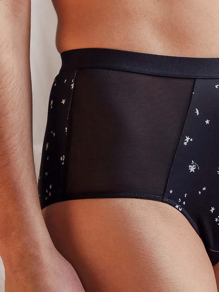 Black Lily High Waist Panty