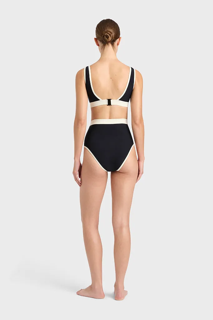 BONDI BORN - Hayden Bikini Top - Black