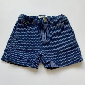 Bonpoint Stripe Denim Shorts: 3 Years