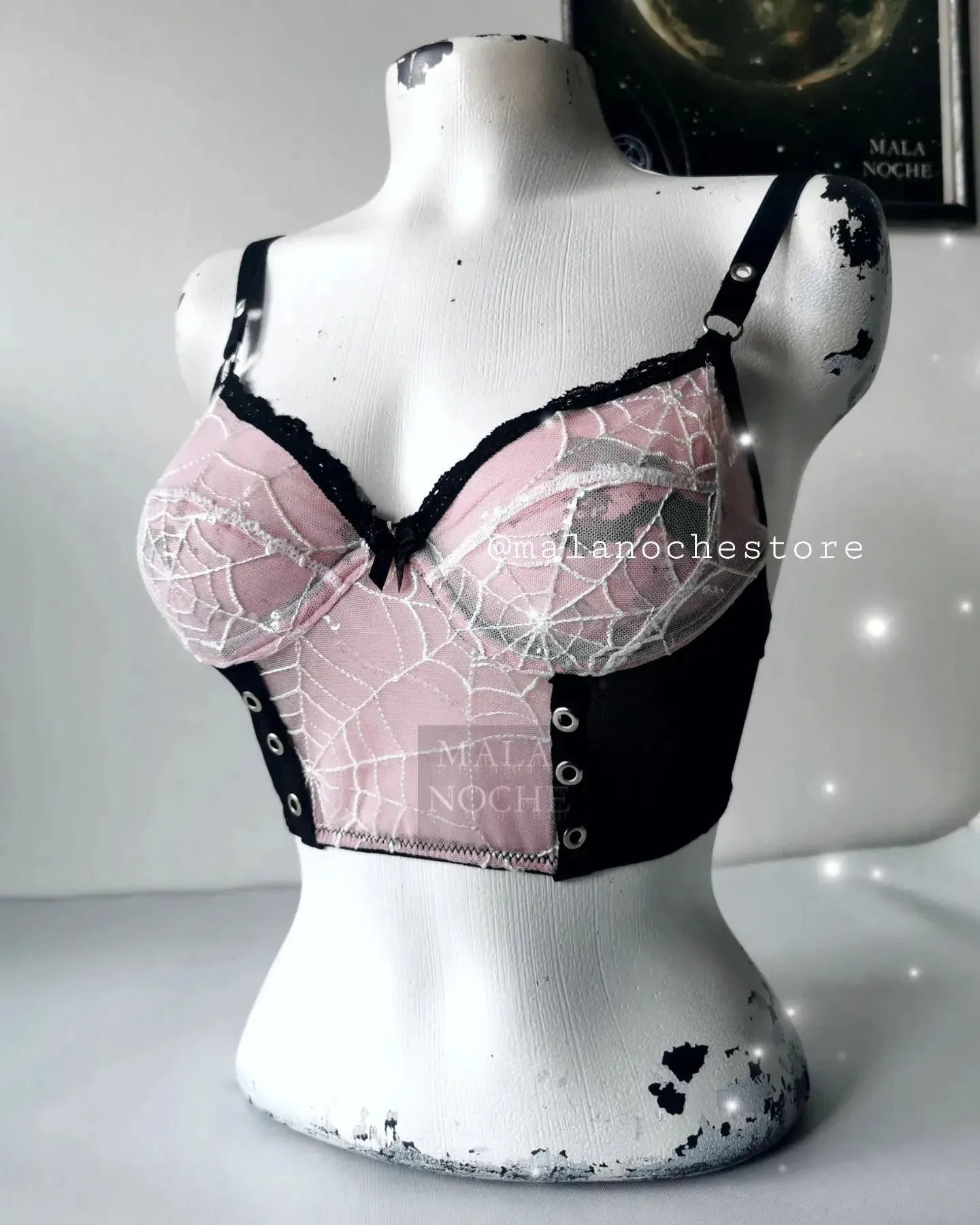 Bra Pink Spider