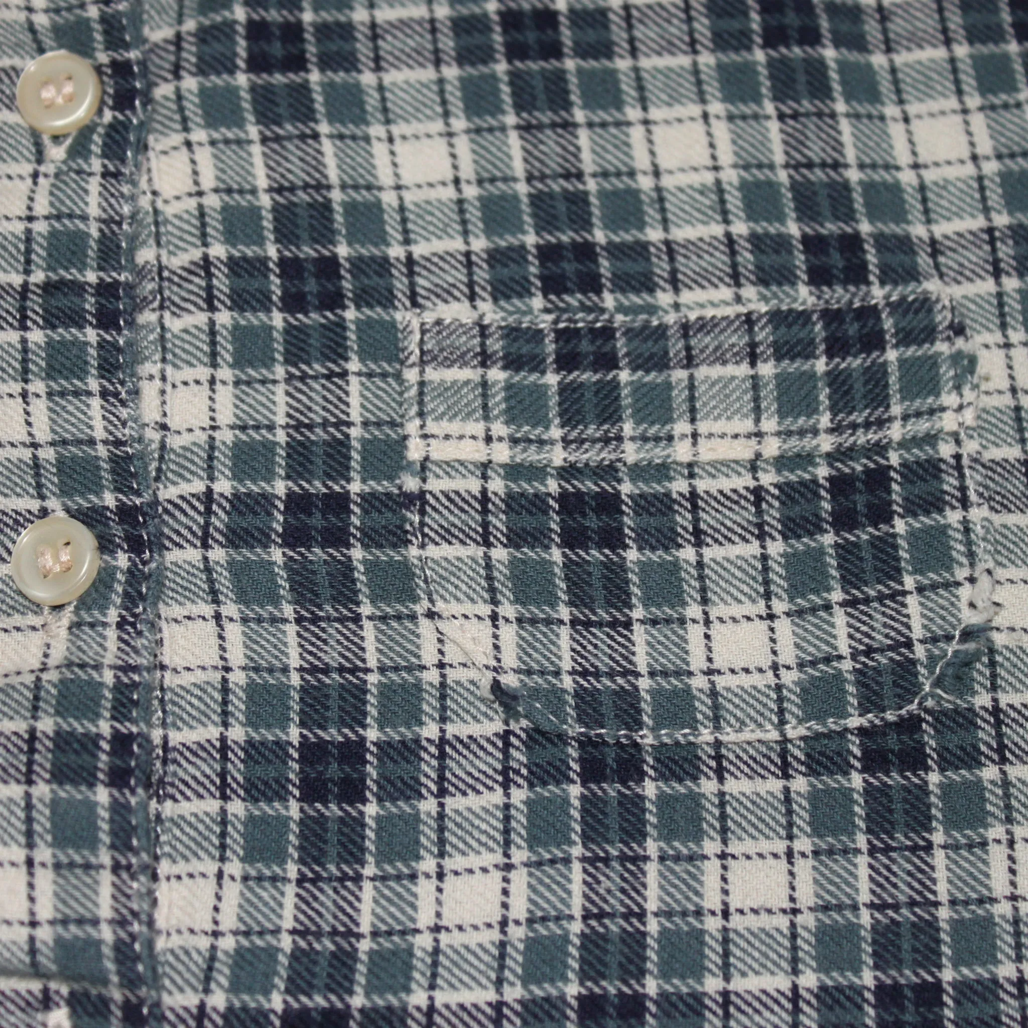 Caramel Green And Blue Check Shirt