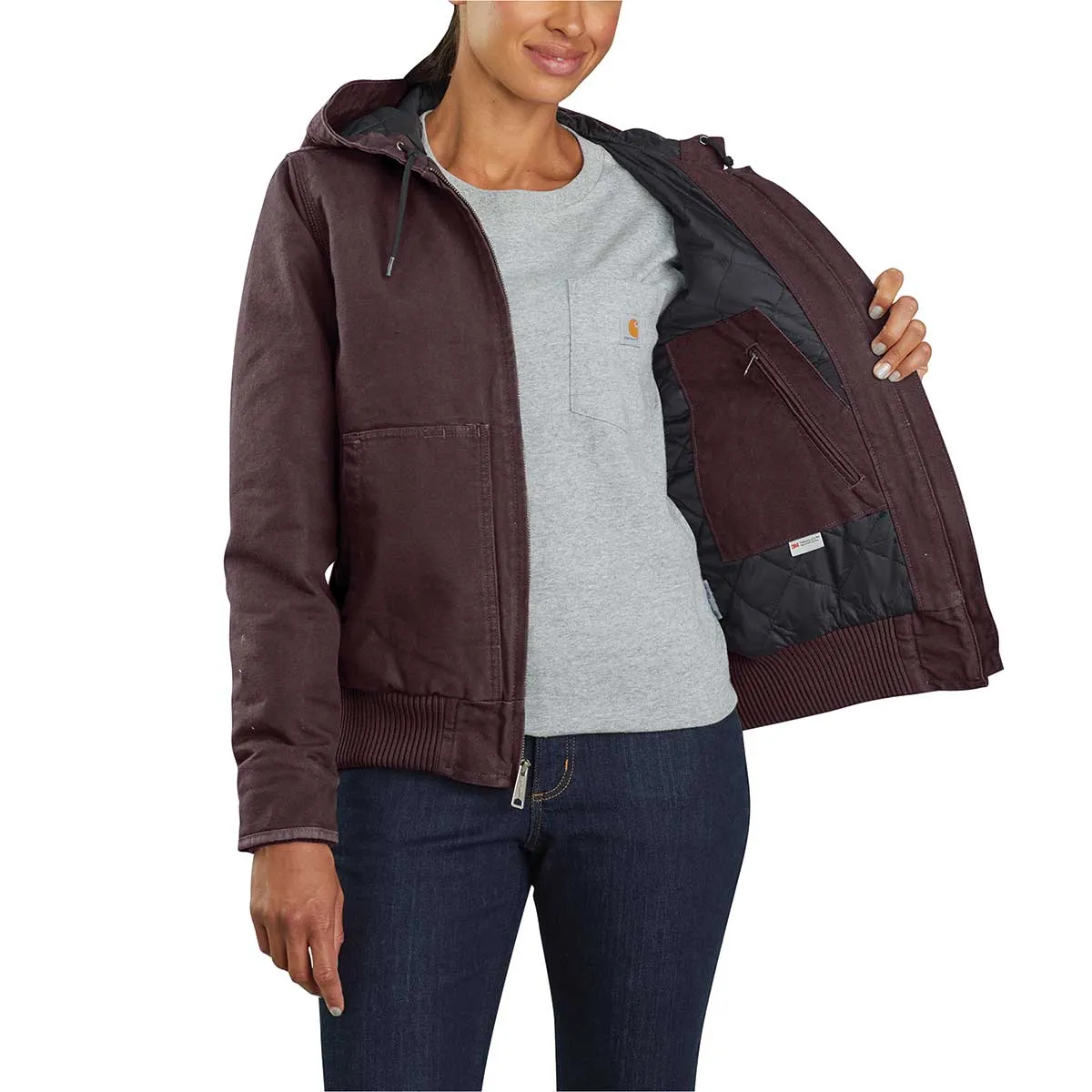 Carhartt Women's WJ130 Washed Duck Insulated Active Jac