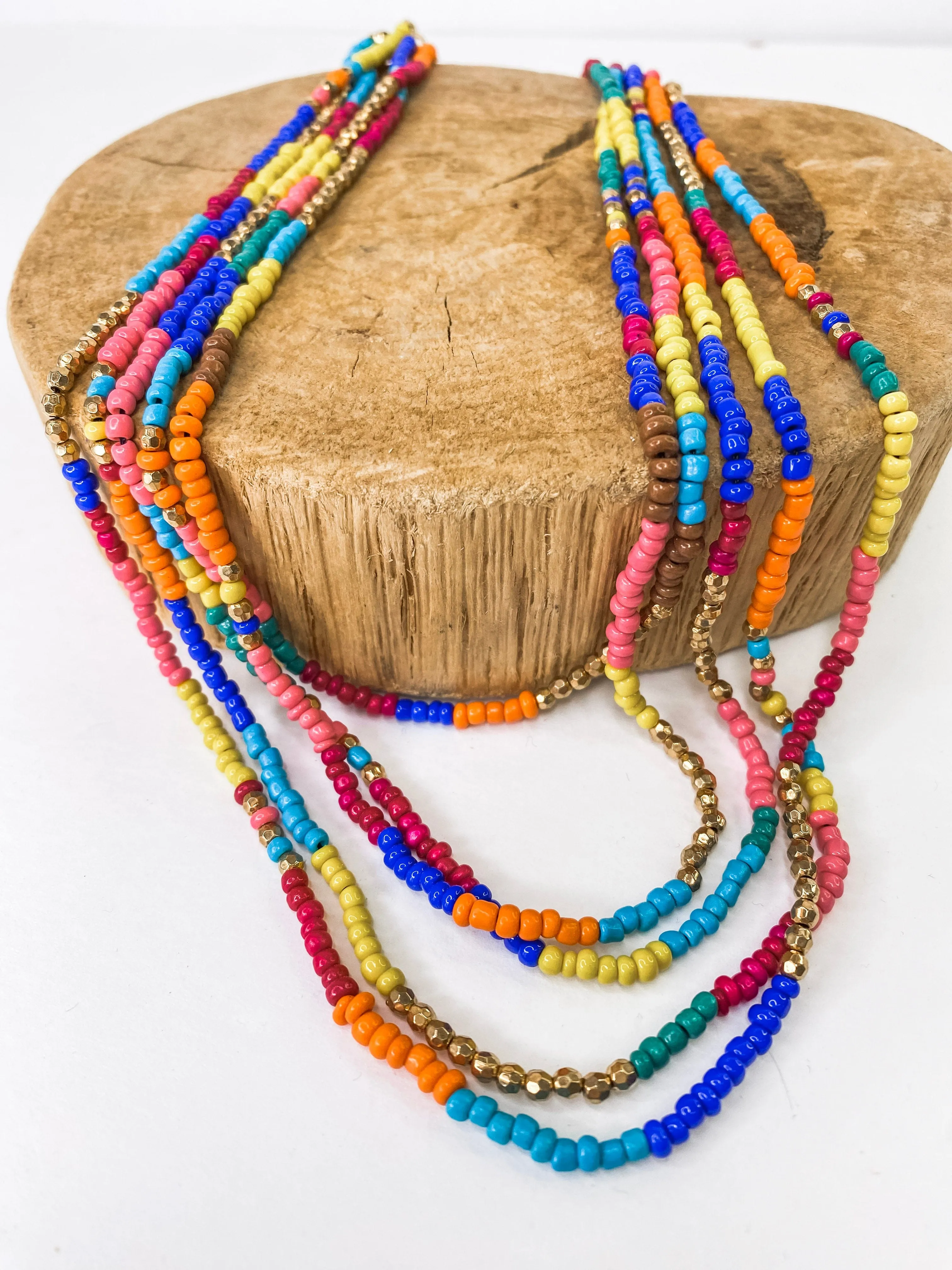 Chele Boho Beaded Necklace Jewel