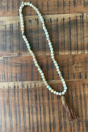 COLLIER BOHO AMAZONITE