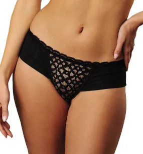 Comexim Tara Matching Brazilian Brief Panty (CMTARAMB) - Black