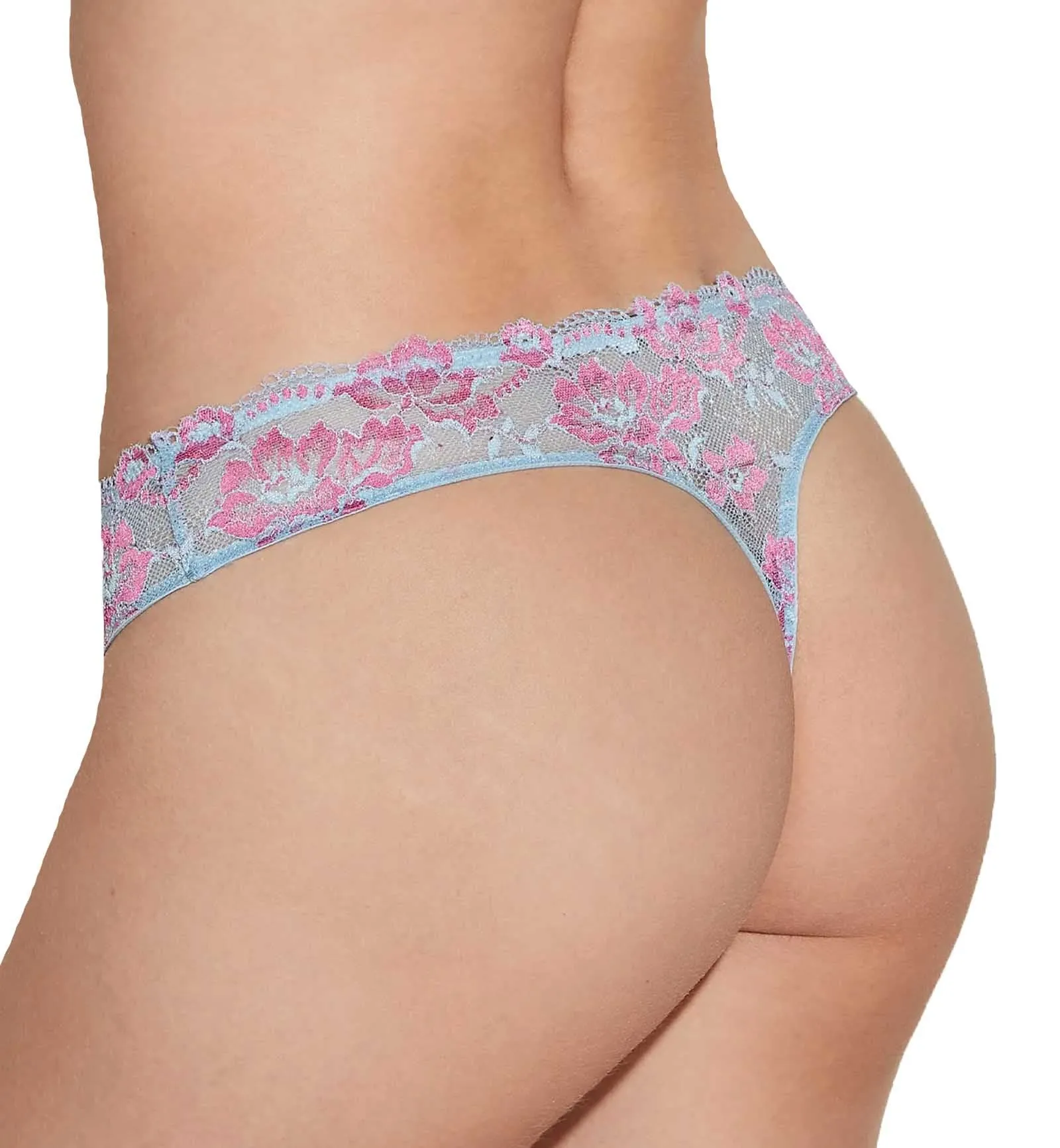 Cosabella Savona Low Rise Thong (SAVON0322) - Aasmani/Rani Pink