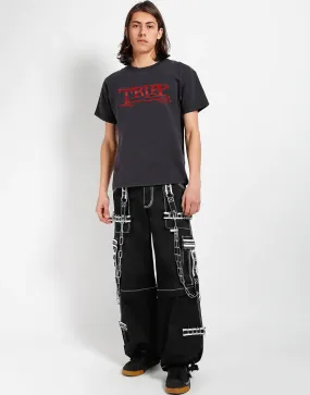 Crazy Piper Pant Blk/White