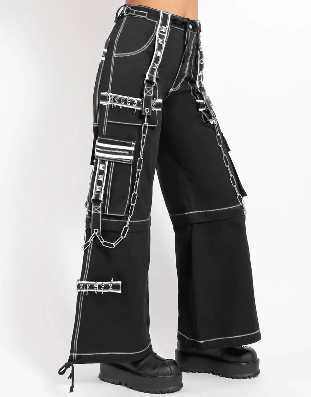 Crazy Piper Pant Blk/White