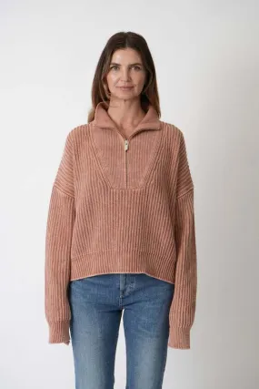 Cropped Troyer Sweater