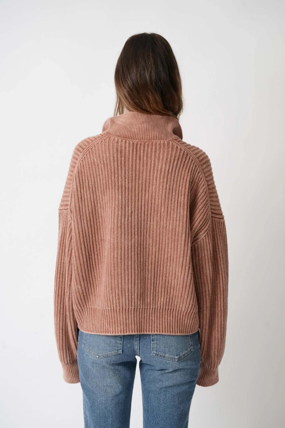 Cropped Troyer Sweater