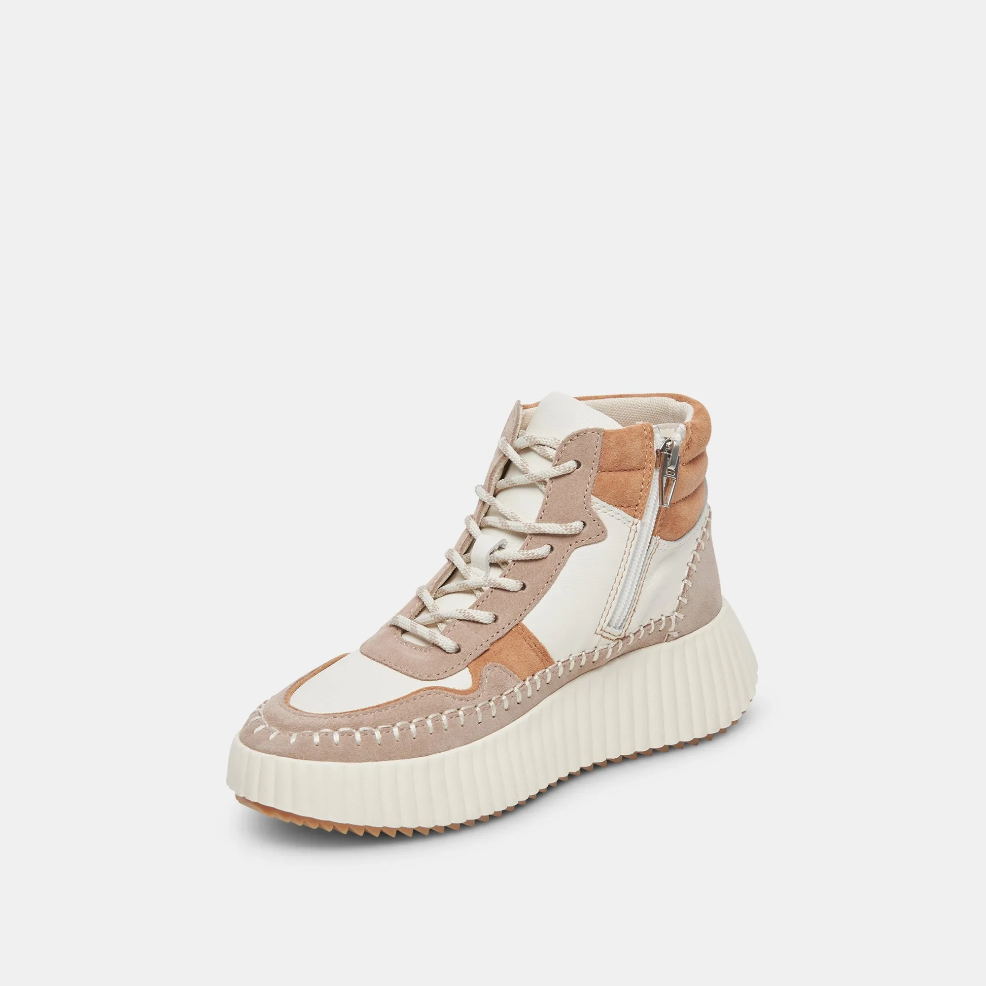 DALEY SNEAKERS TAUPE MULTI SUEDE - re:vita