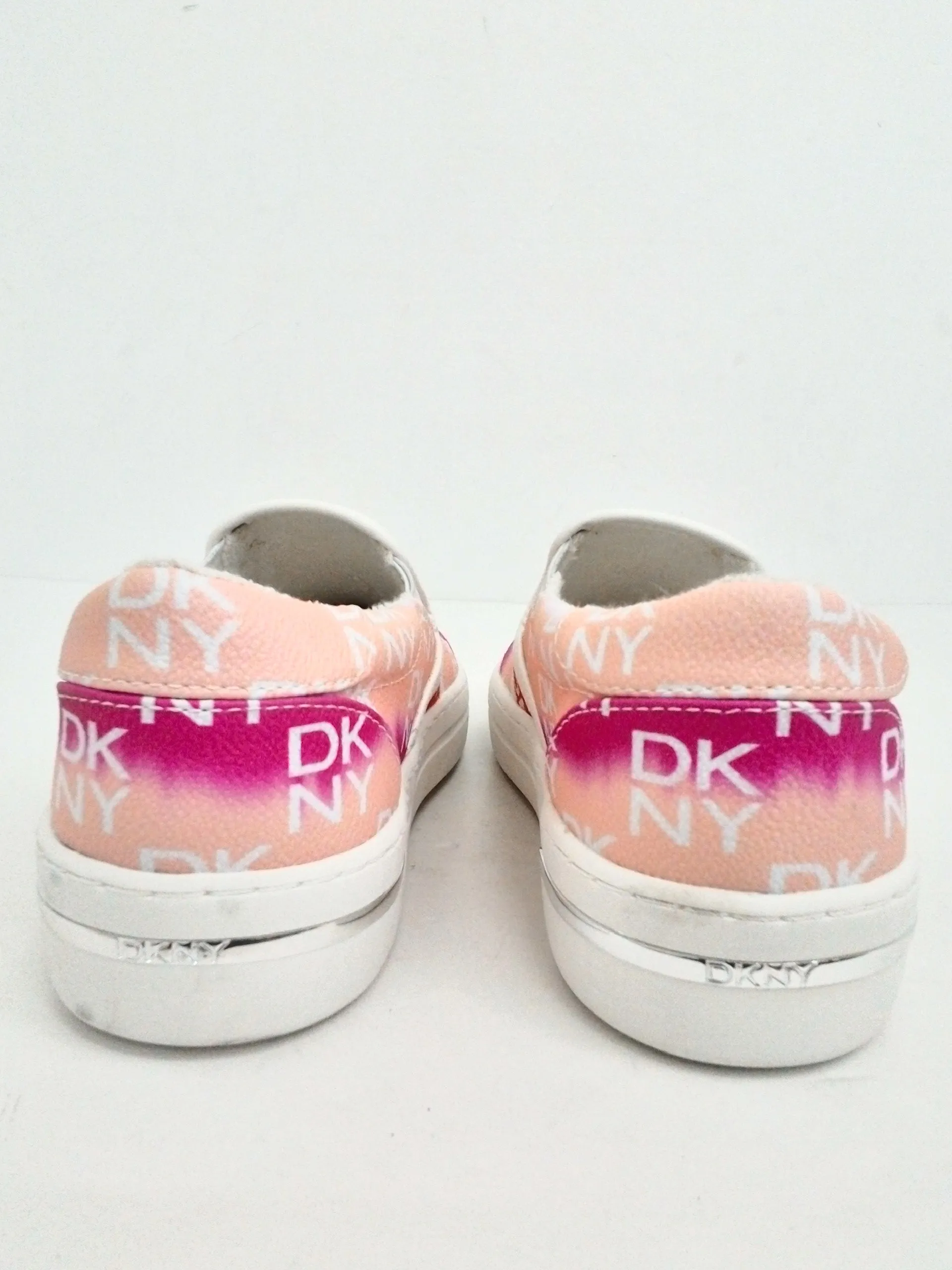 DKNY Women's Pink/Red/White Sneaker Size 6.5 M