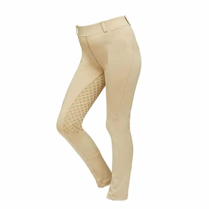 Dublin Childs Performance Cool-It Gel Riding Tights Beige | Ingatestone Saddlery