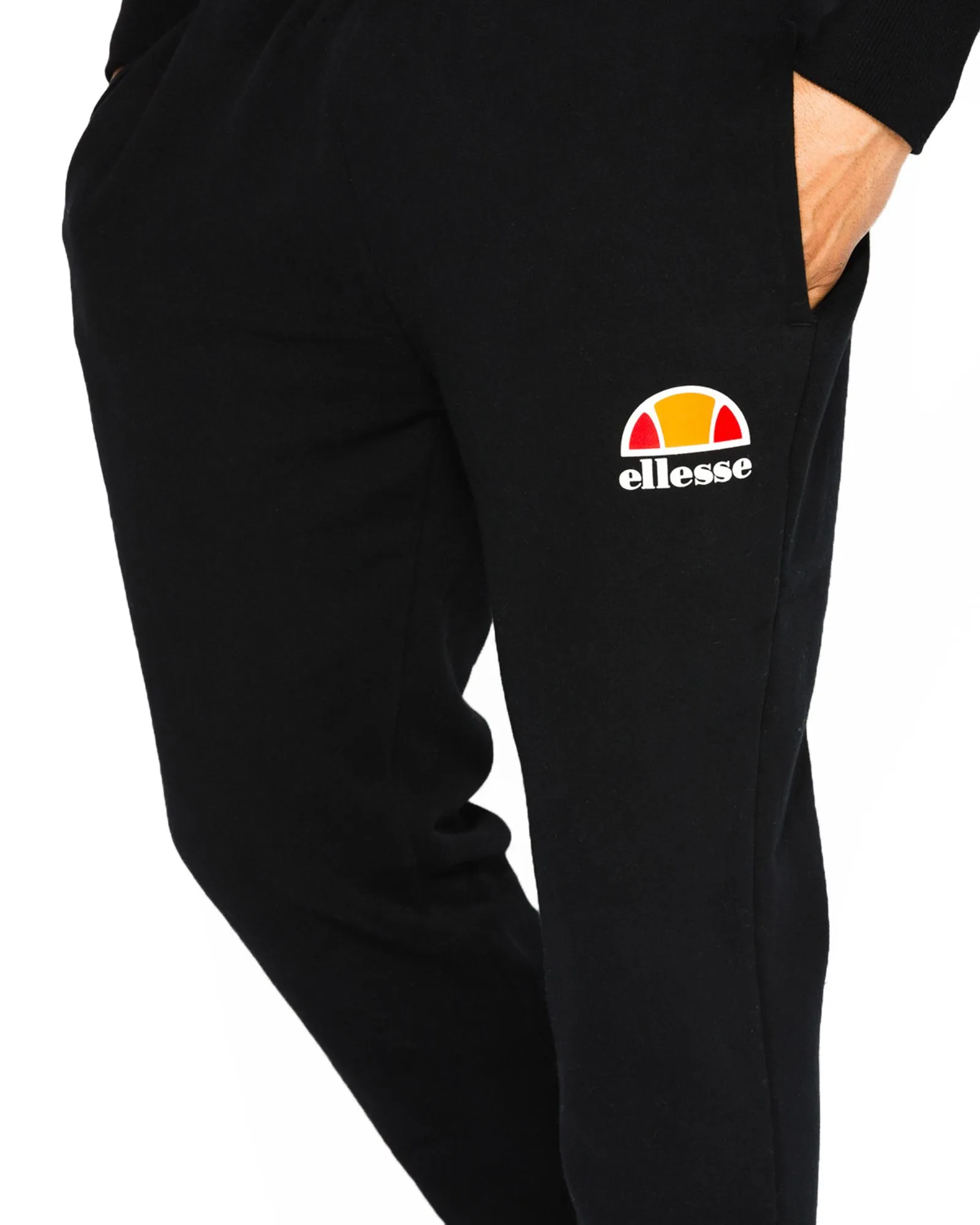 Ellesse Ovest Logo Jogging Bottoms Anthracite