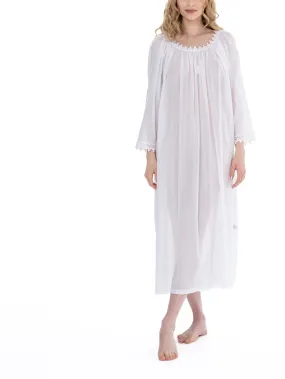 Elyse 3NH Long Mousseline Nightdress (In stock, 3 day delivery)