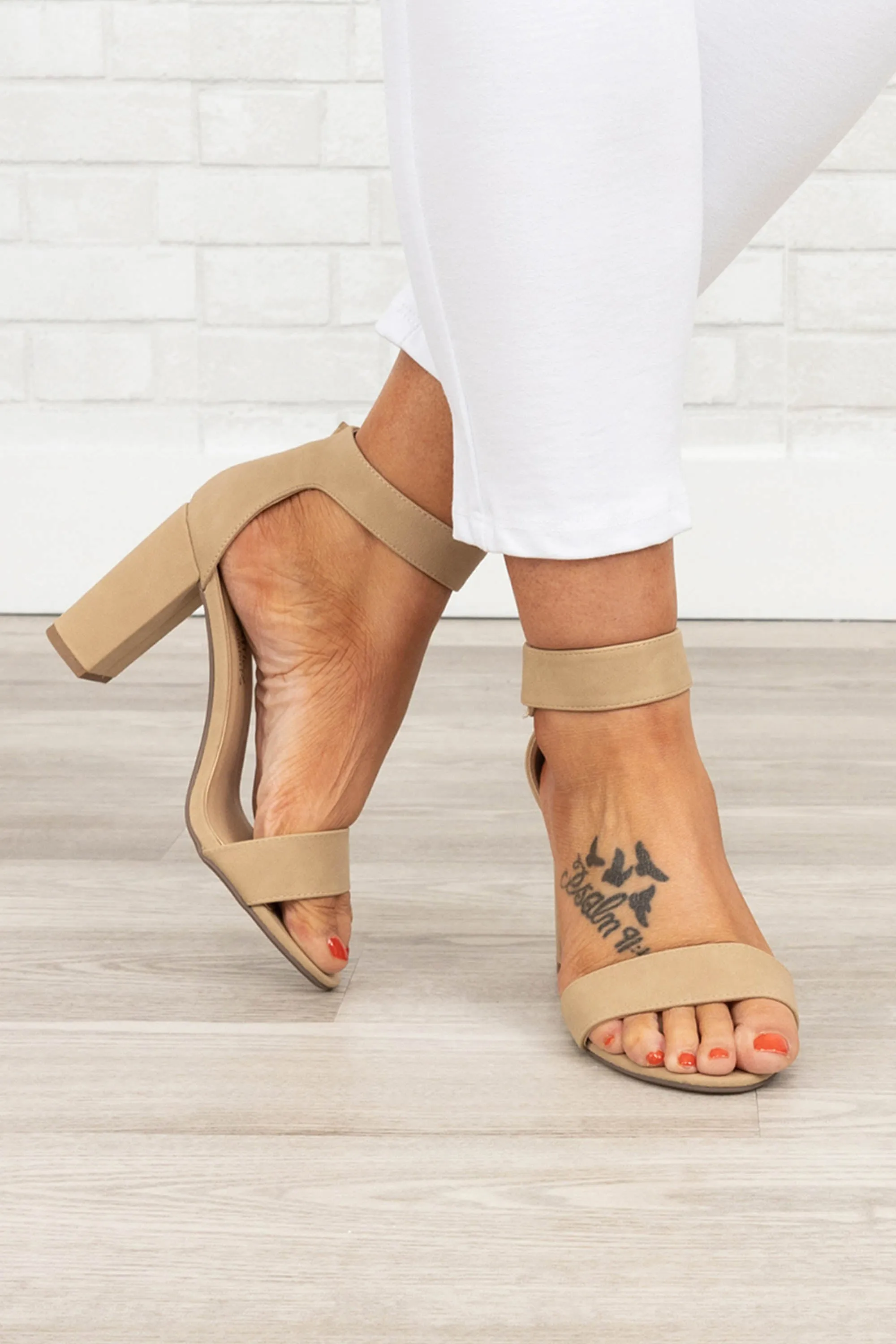 Fairytale Dreams Heels, Camel