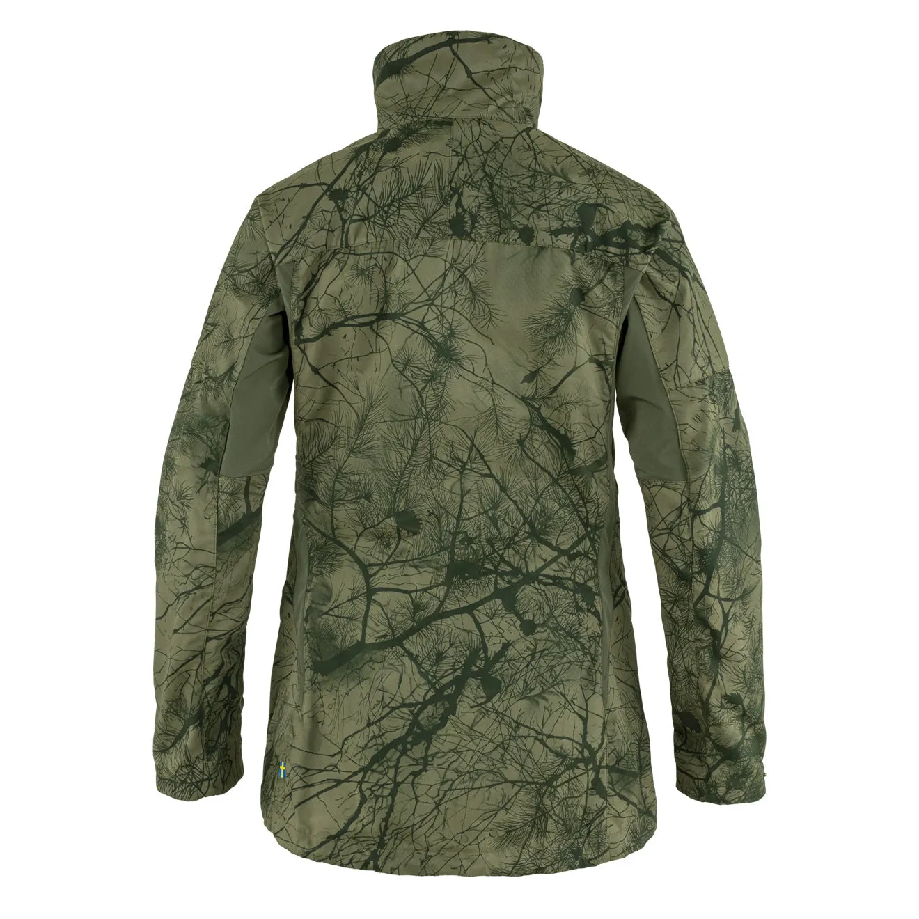 Fjallraven Womens Forest Hybrid Jacket Green Camo / Laurel Green