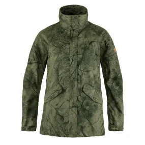 Fjallraven Womens Forest Hybrid Jacket Green Camo / Laurel Green