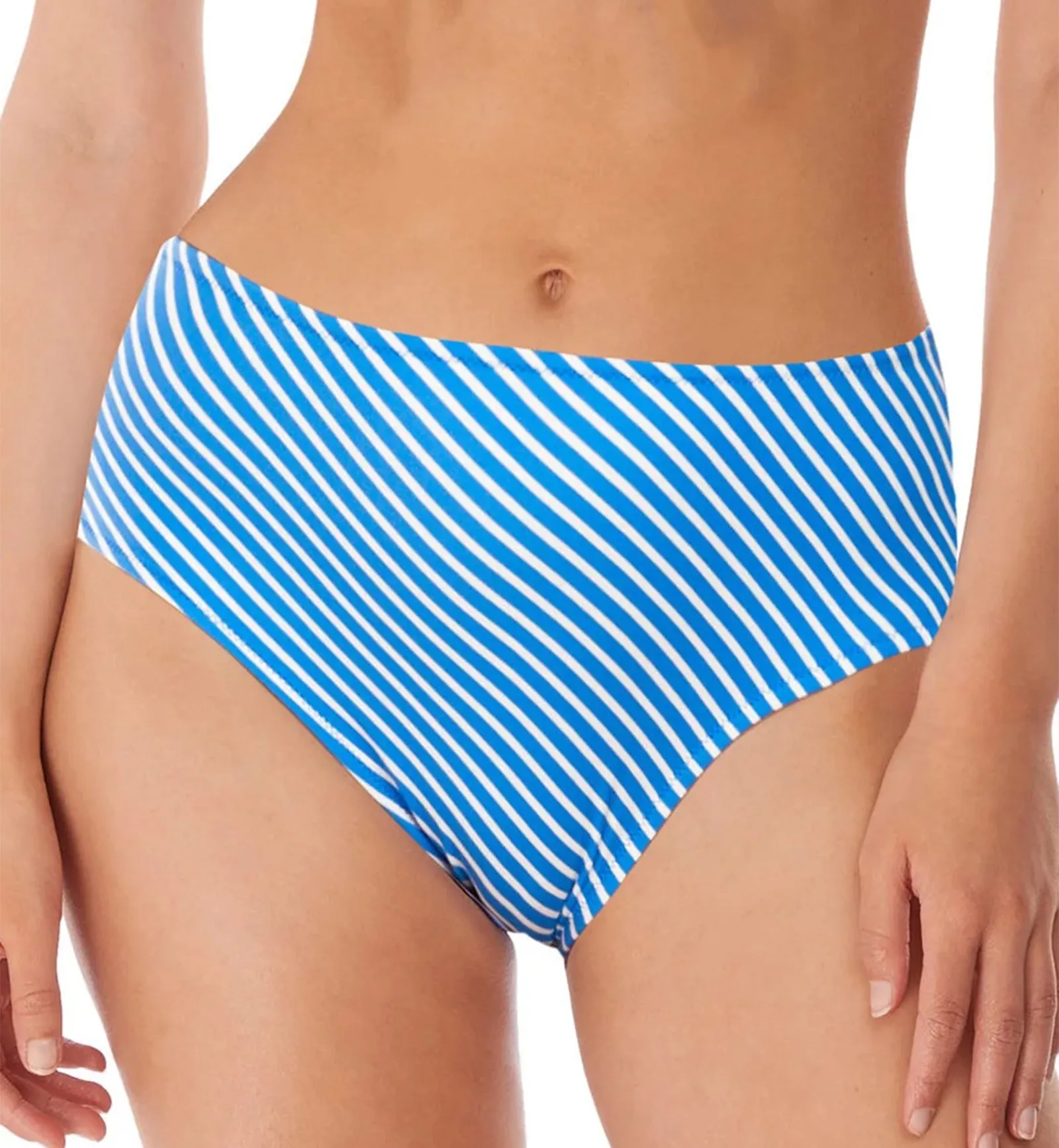 Freya Beach Hut High Waist High Leg Swim Brief (6795) - Blue Moon