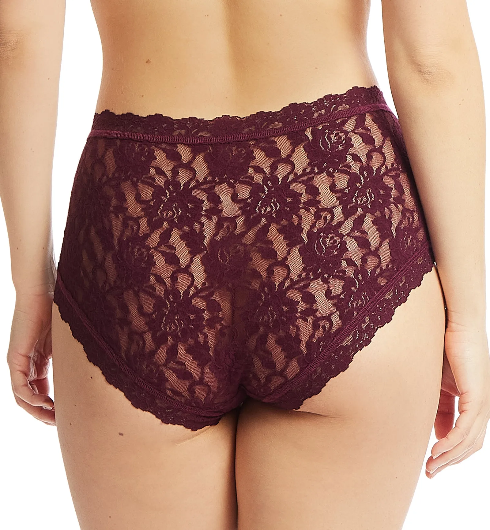 Hanky Panky Signature Lace High Rise Boyshort (481292) - Dried Cherry