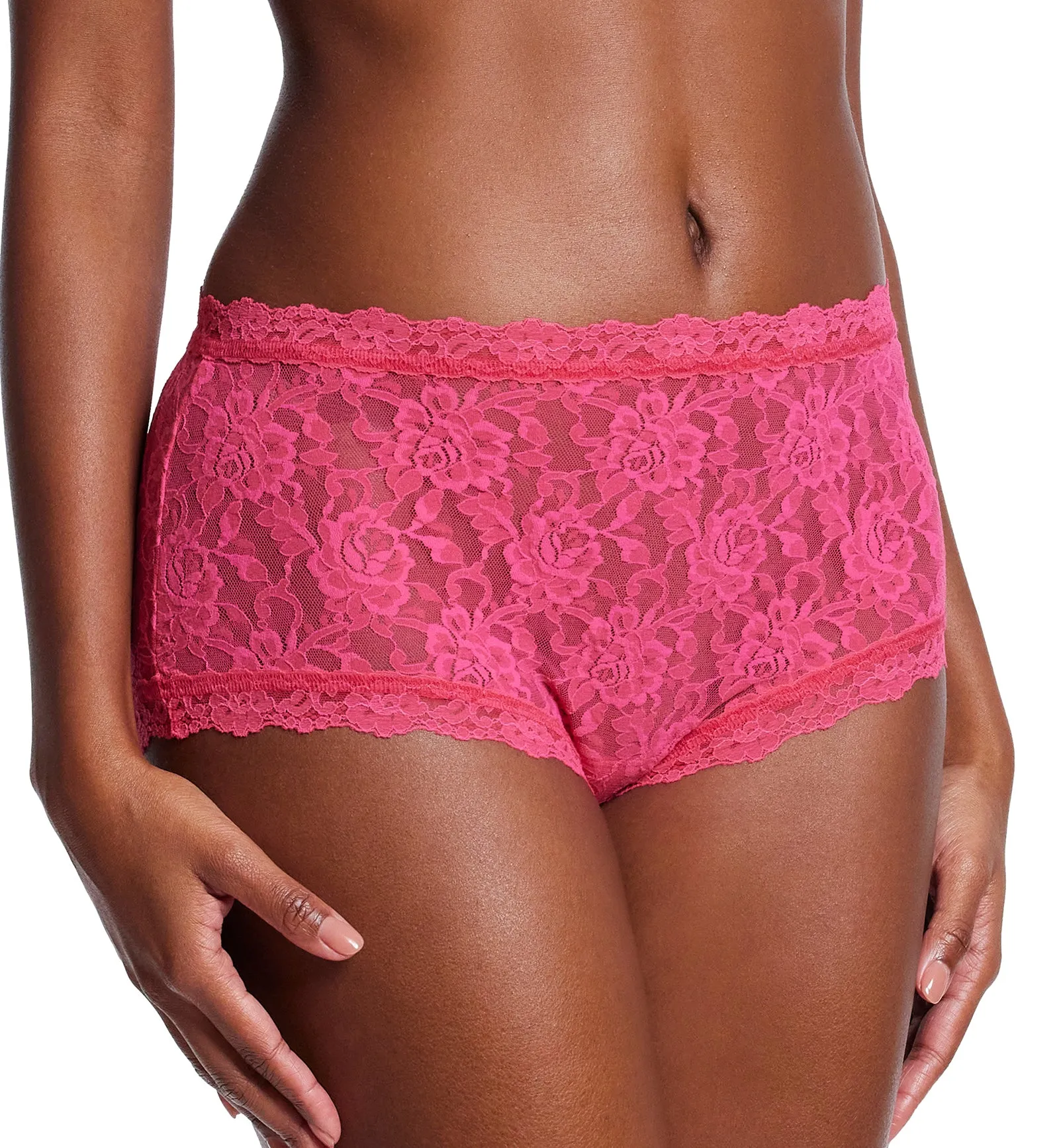 Hanky Panky Signature Lace High Rise Boyshort (481292) - Morning Glory