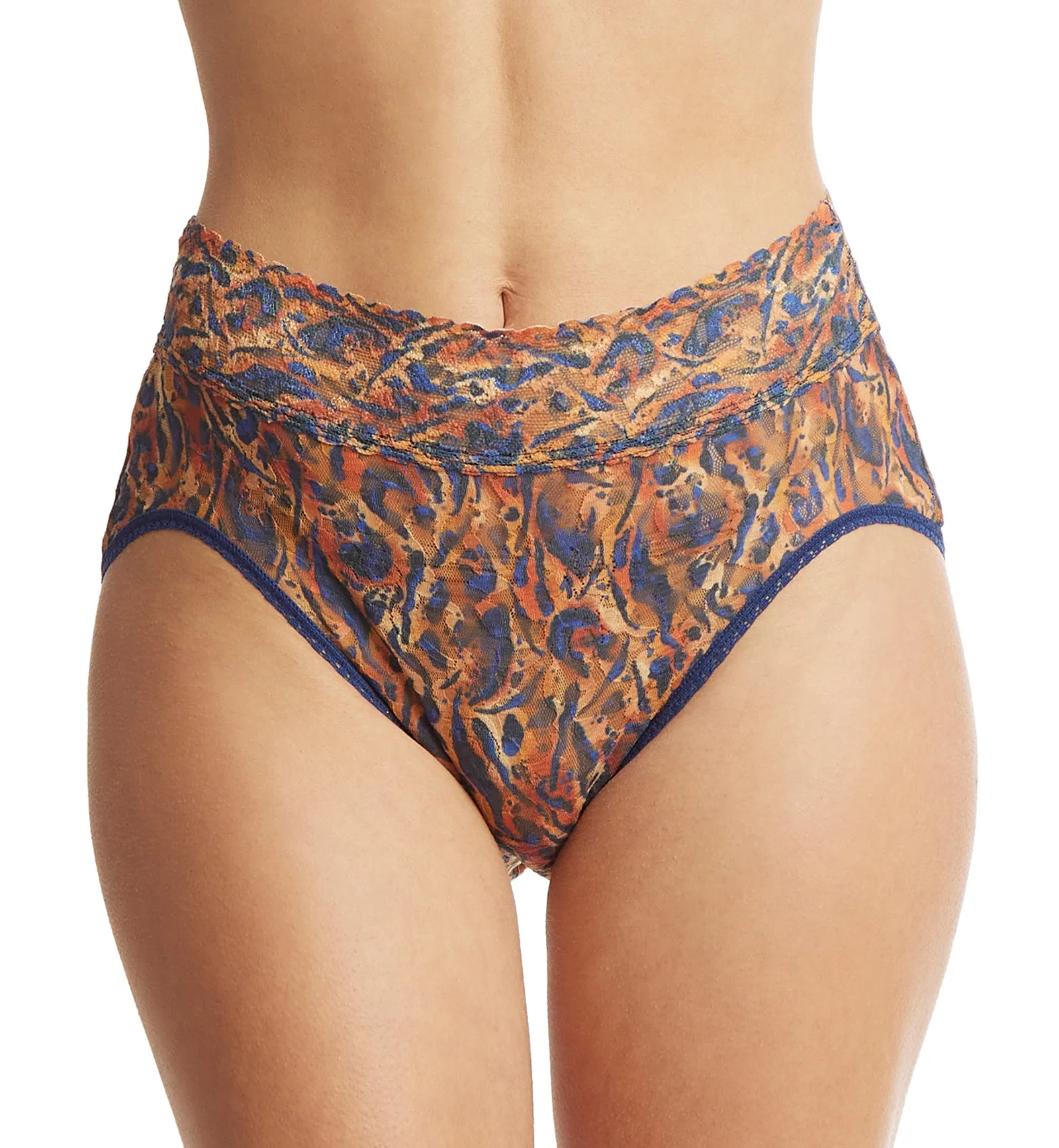 Hanky Panky Signature Lace Printed French Brief (PR461) - Wild About Blue