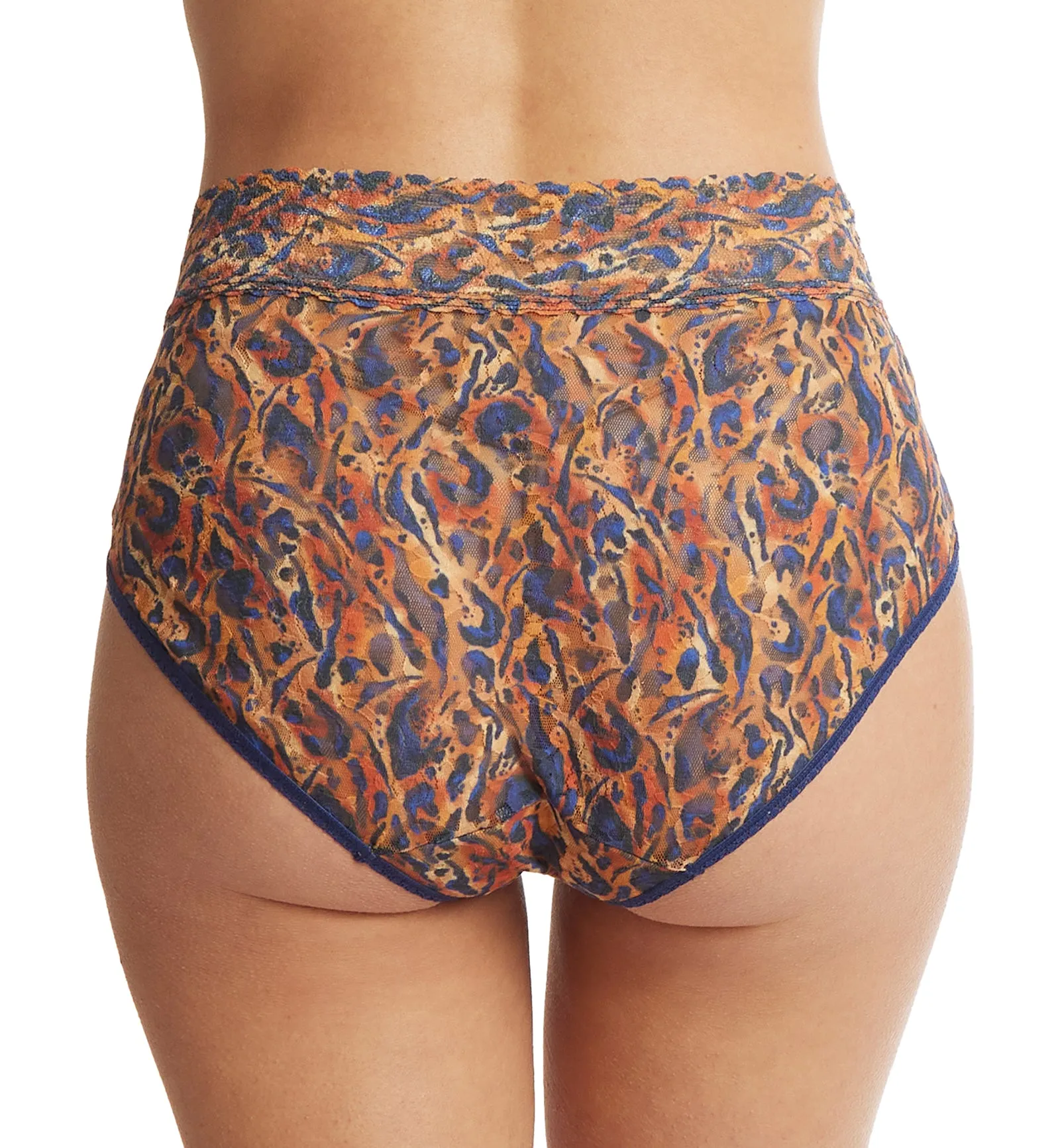 Hanky Panky Signature Lace Printed French Brief (PR461) - Wild About Blue