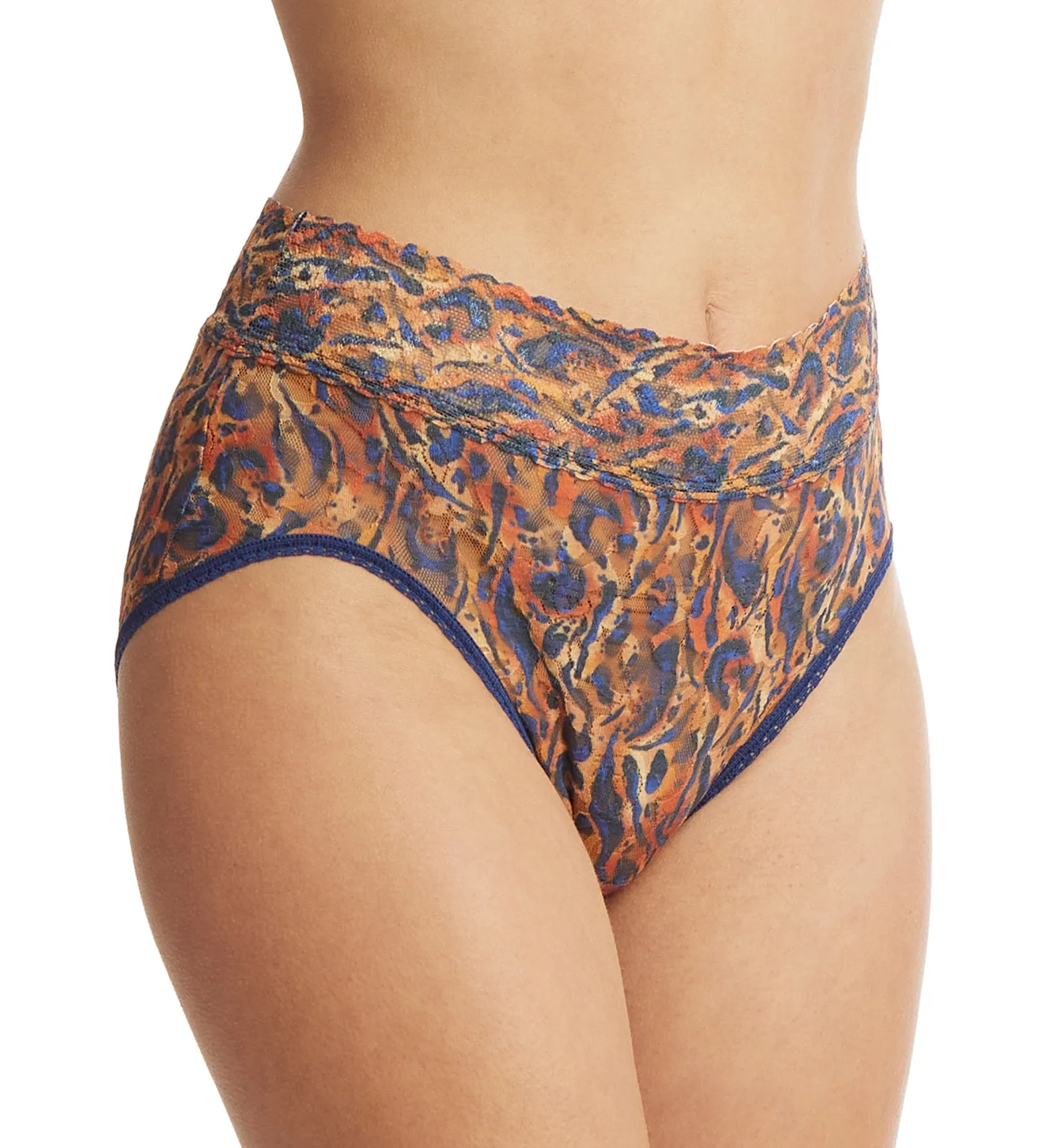 Hanky Panky Signature Lace Printed French Brief (PR461) - Wild About Blue