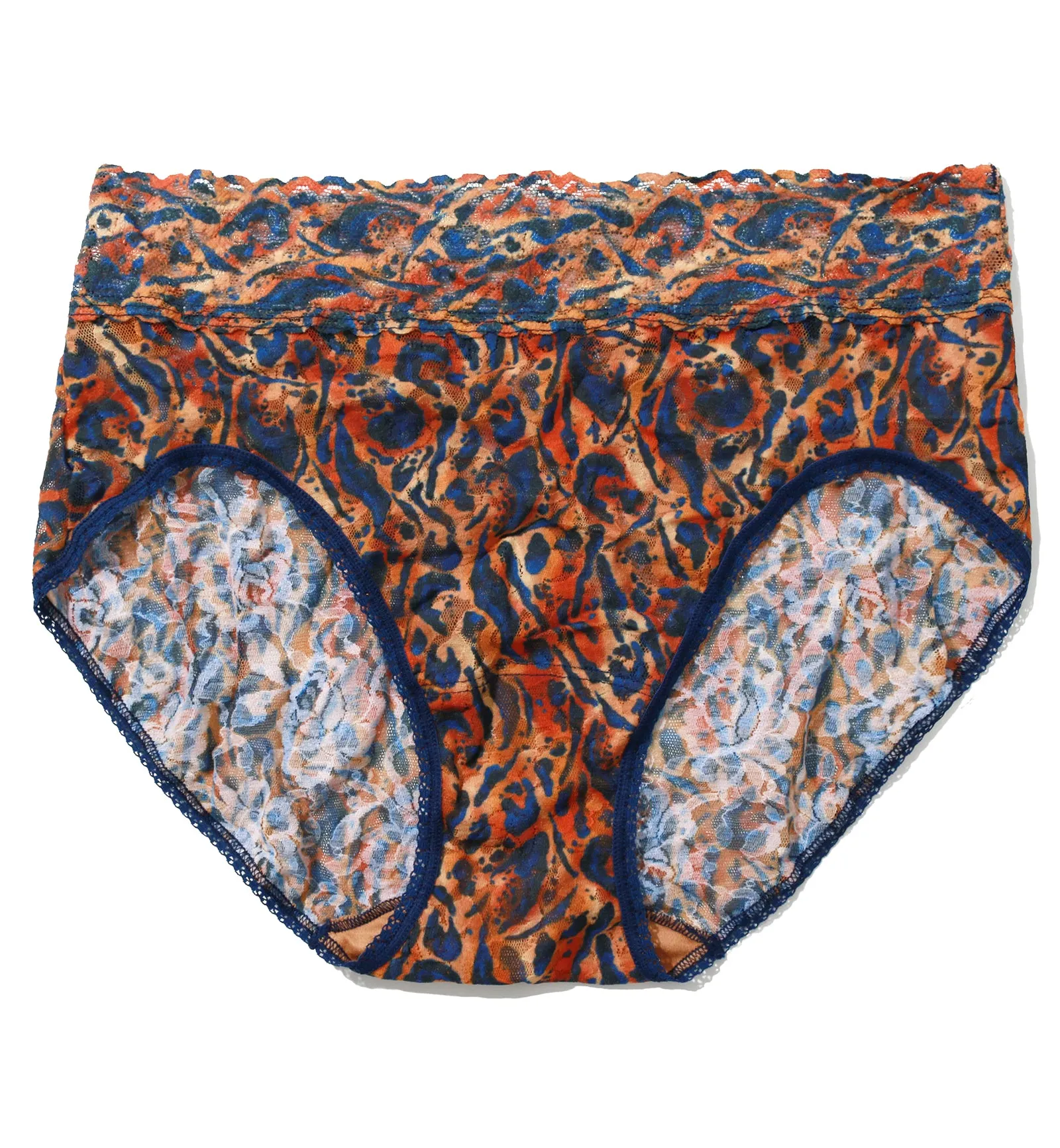 Hanky Panky Signature Lace Printed French Brief (PR461) - Wild About Blue