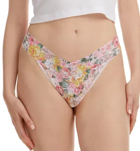 Hanky Panky Signature Lace Printed Original Rise Thong (PR4811P) - Kew Gardens