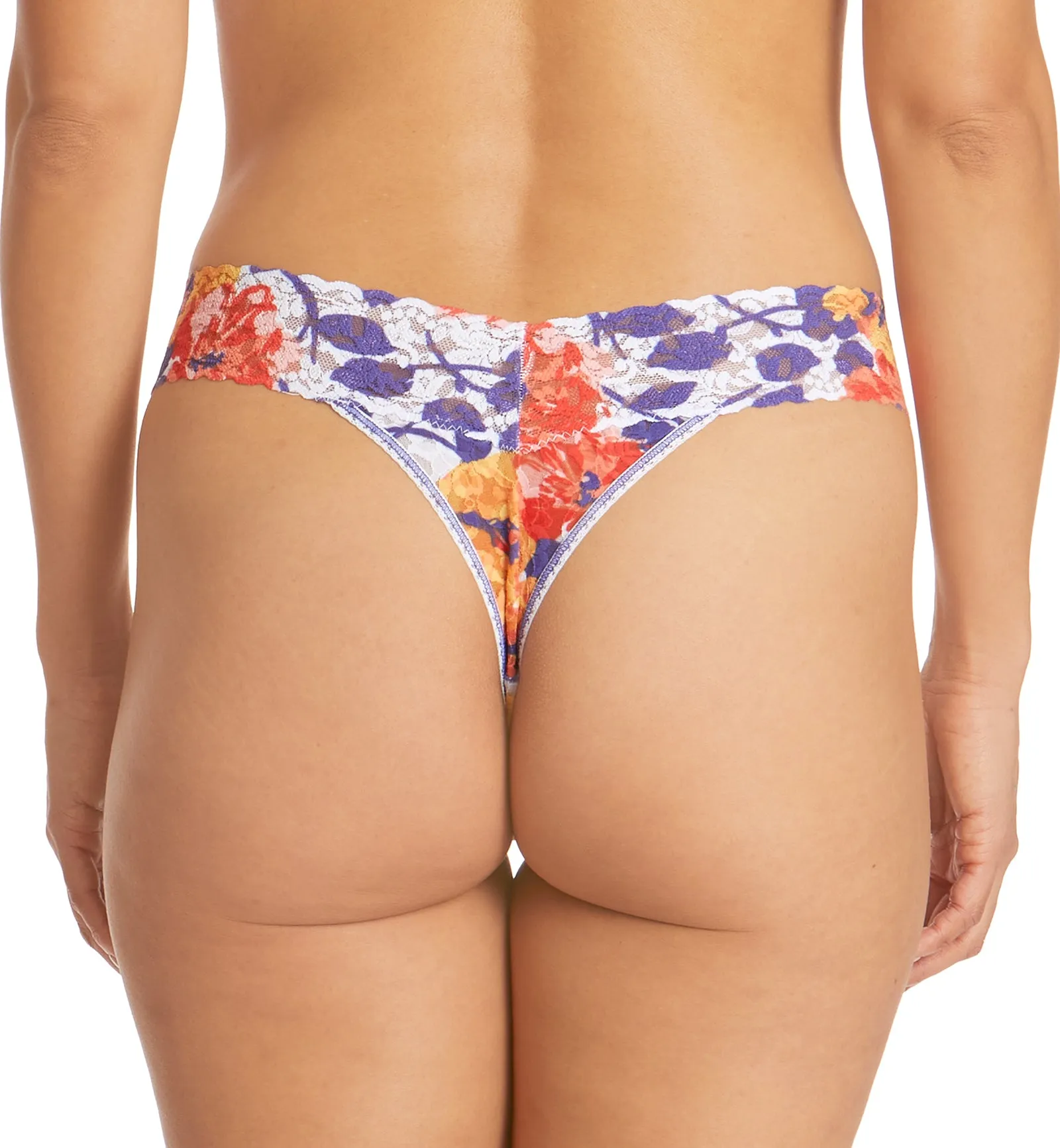 Hanky Panky Signature Lace Printed Original Rise Thong (PR4811P) - Sunrise Blossom