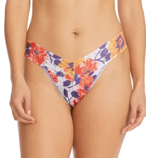 Hanky Panky Signature Lace Printed Original Rise Thong (PR4811P) - Sunrise Blossom