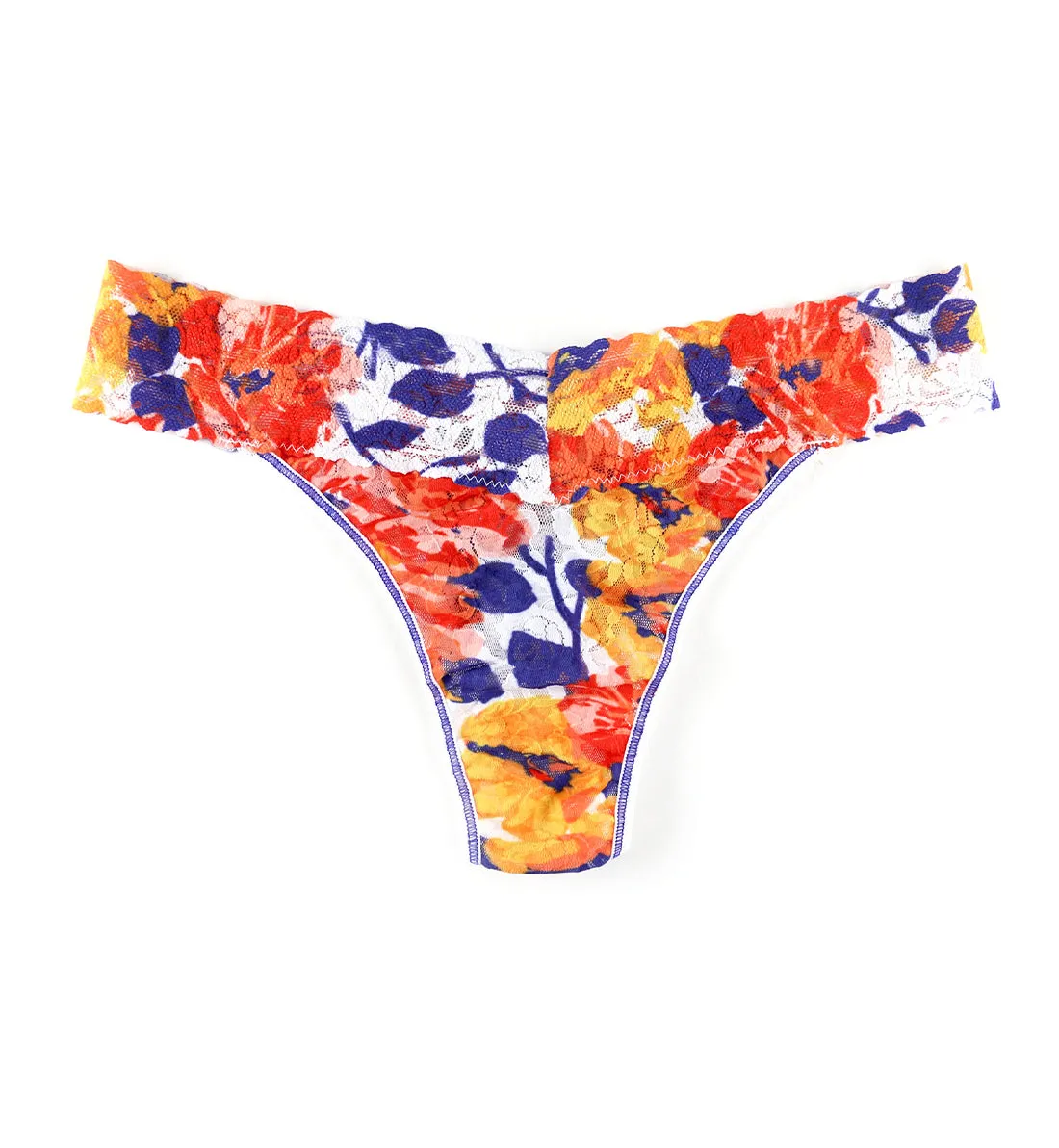 Hanky Panky Signature Lace Printed Original Rise Thong (PR4811P) - Sunrise Blossom