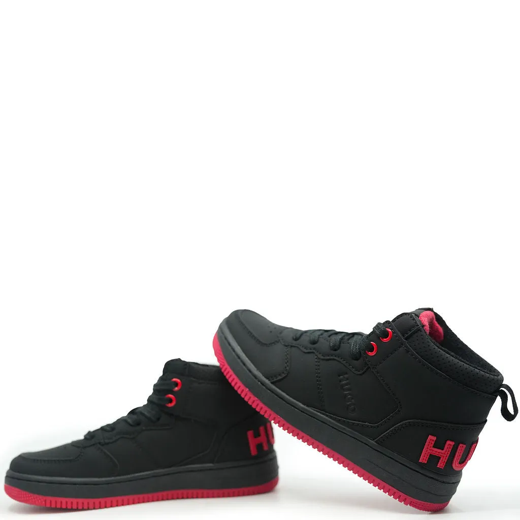 Hugo Boss Mini Me Black Hi Top Sneaker