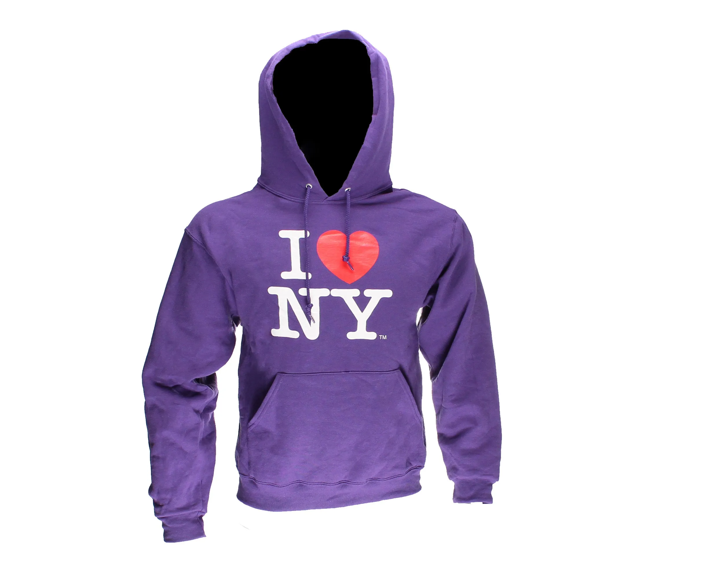 I Love NY Men's Adult Hooded Pullover Sweatshirt