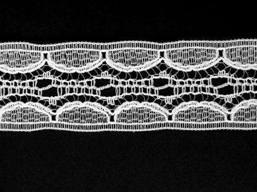 Insertion Lace, white - 7/8(2.2cm)