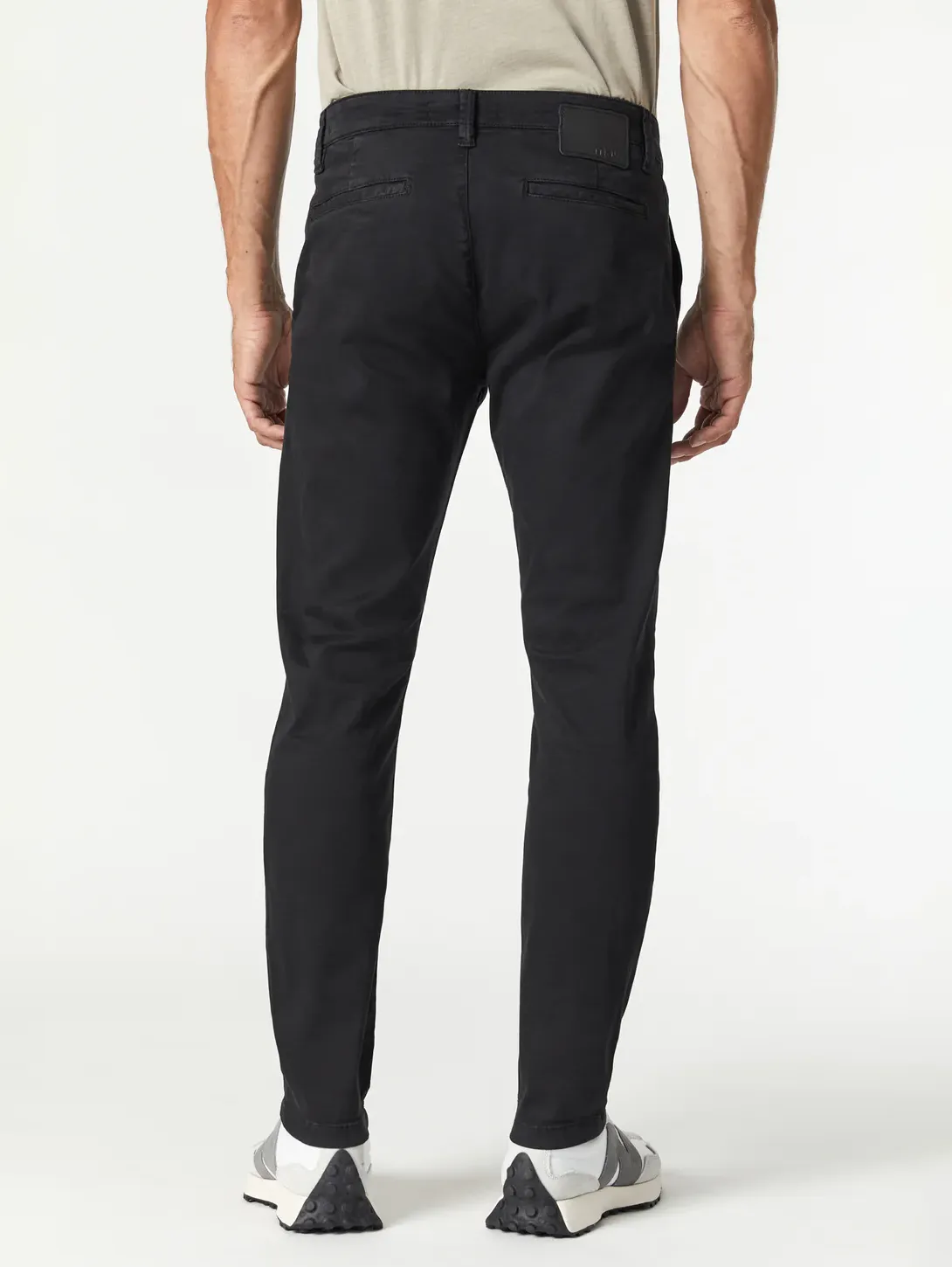 JohnnySlim Chino Pant - Black Sateen Twill