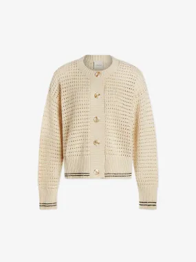 Kris Relaxed Fit Knit Jacket Birch