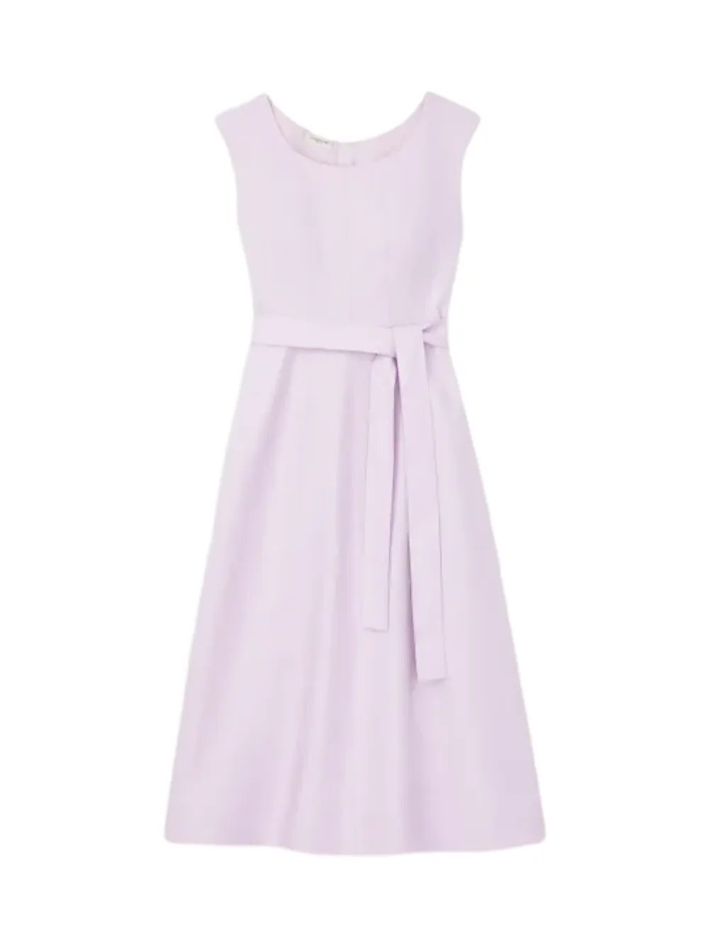 Lafayette 148 Fit & Flare Belted Dress in Dried Blossom