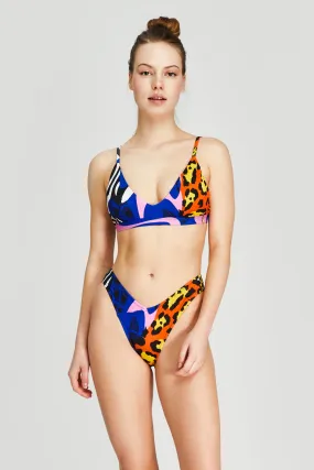 Leo Zebra Mix Kadın Bikini Altı