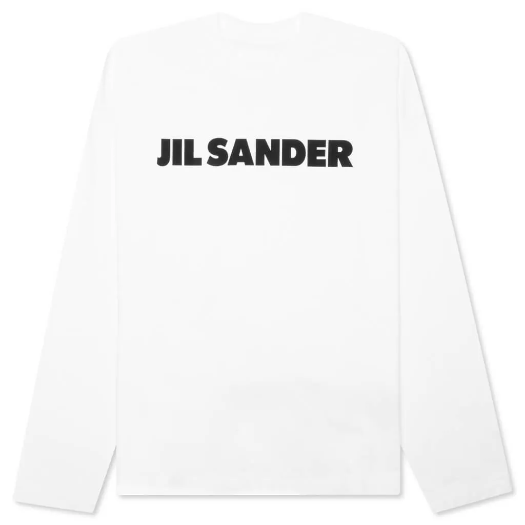 Long Sleeve Logo T-Shirt - Porcelain