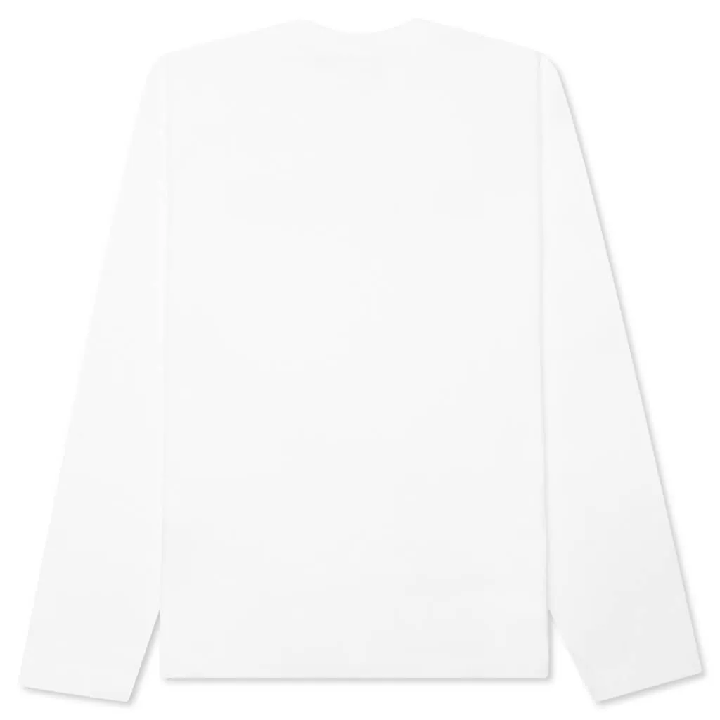 Long Sleeve Logo T-Shirt - Porcelain