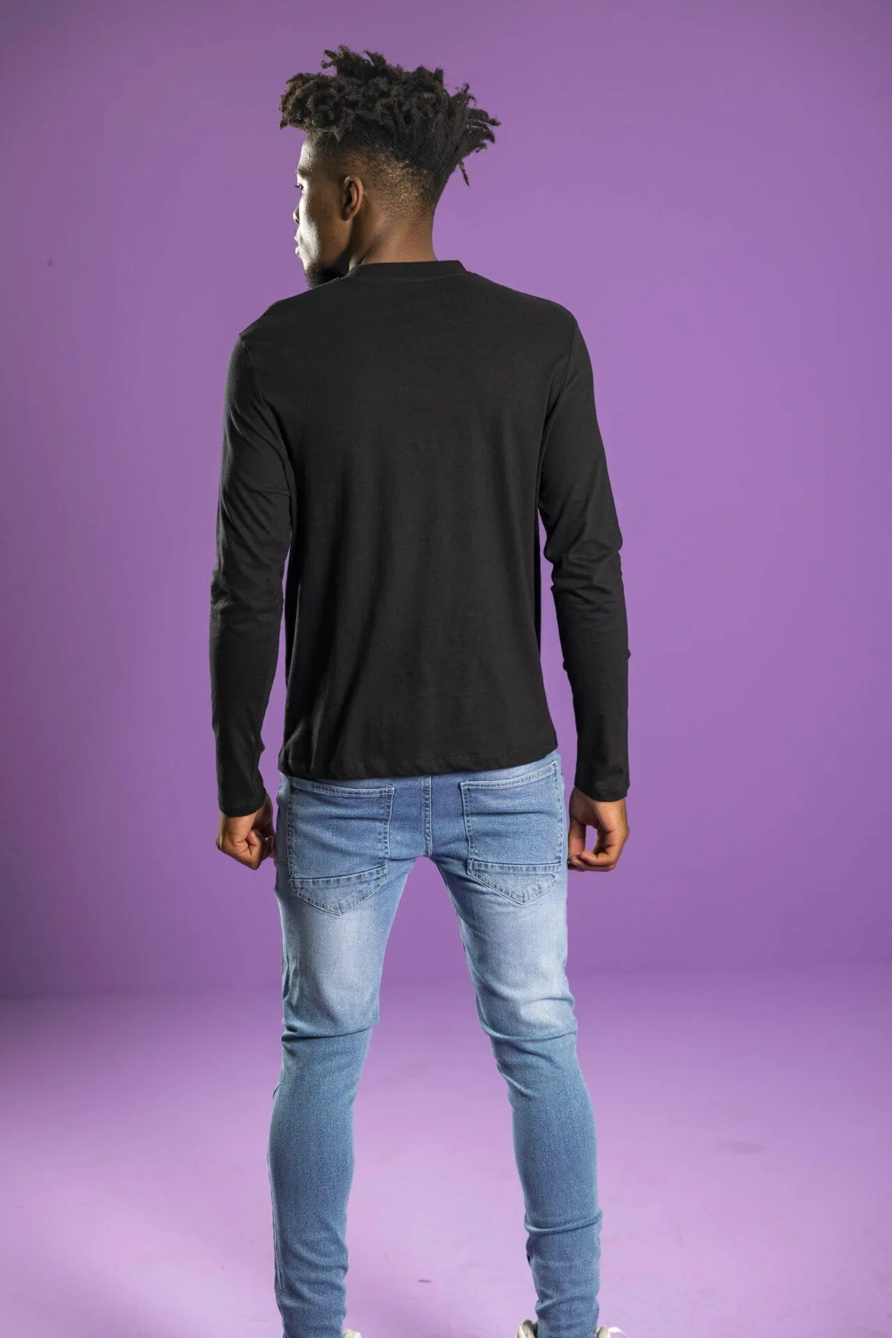 Long Sleeve T-shirt – Black - JAM Clothing | Famous For Less