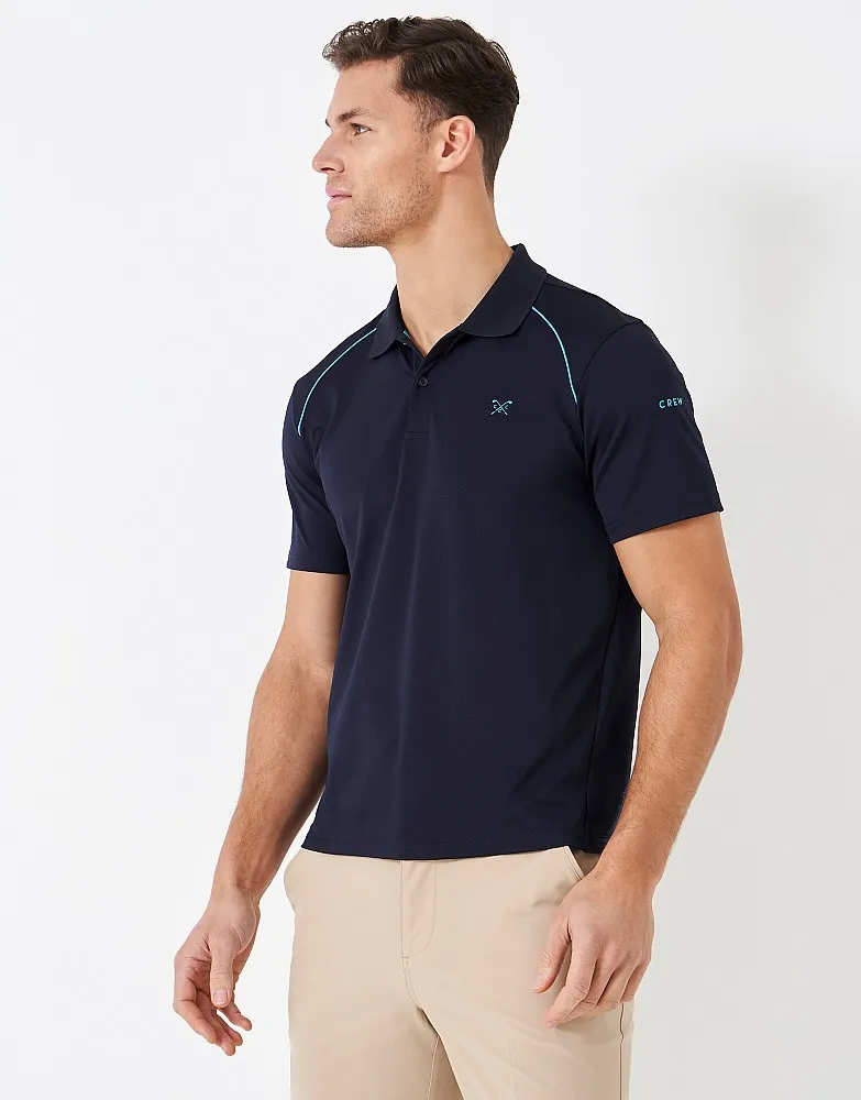 Men's Golf Stretch Pique Polo Shirt from Crew Clothing Company