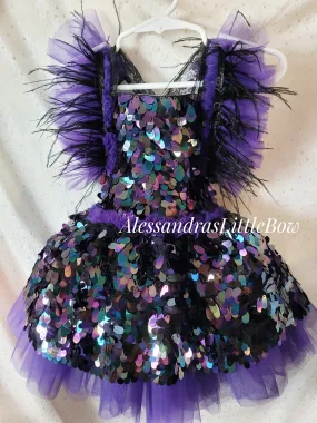 Midnight Sparkle Whimsical Romper