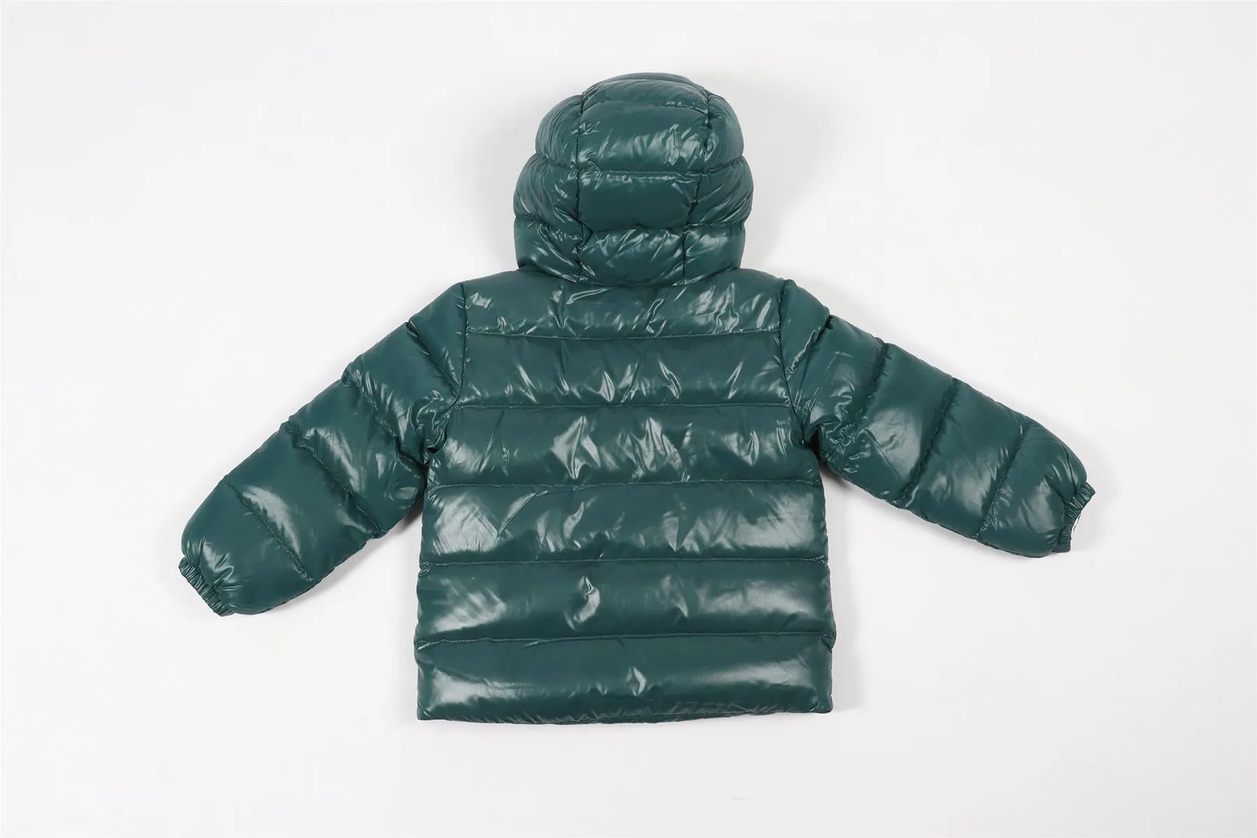 MONCLER GREEN KIDS GIRLS PADDED JACKET 3 YEARS