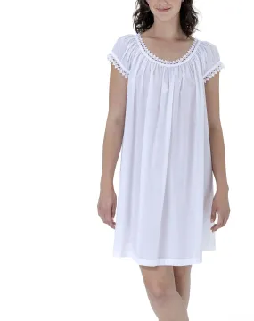 Monica 2BD Short Mousseline Nightdress (In stock, 3 day delivery)