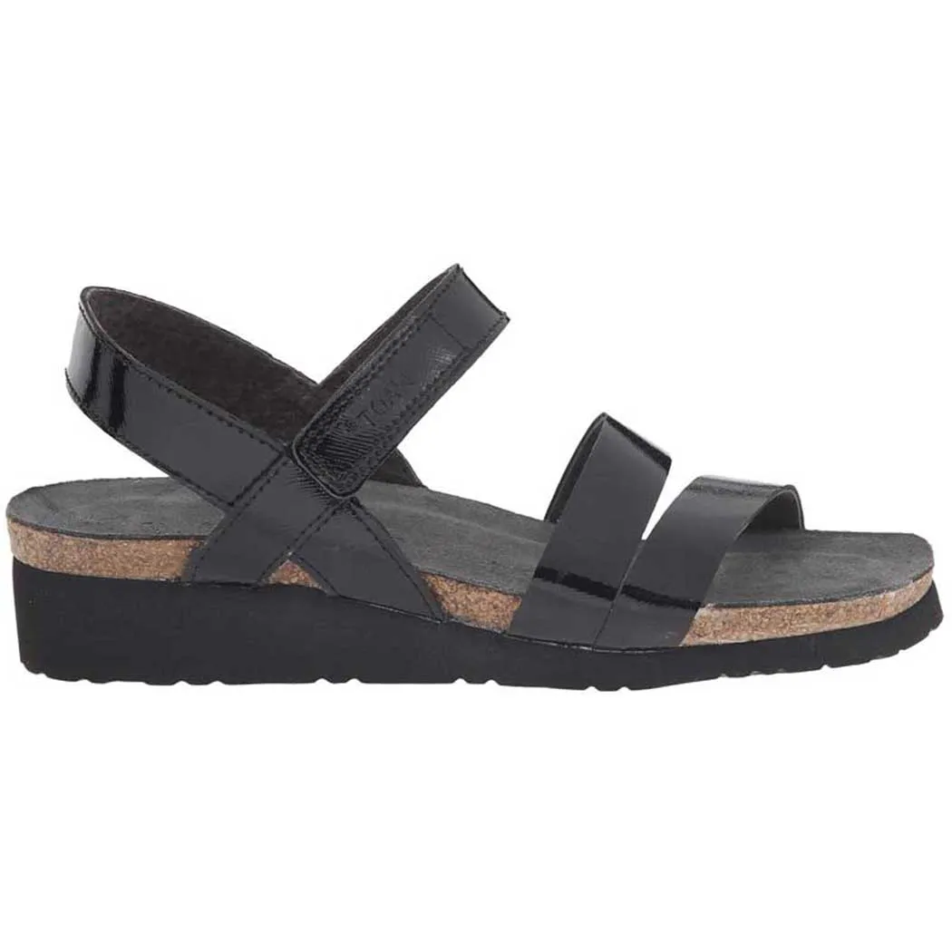 Naot Kayla Sandal Black Luster Leather (Women's)